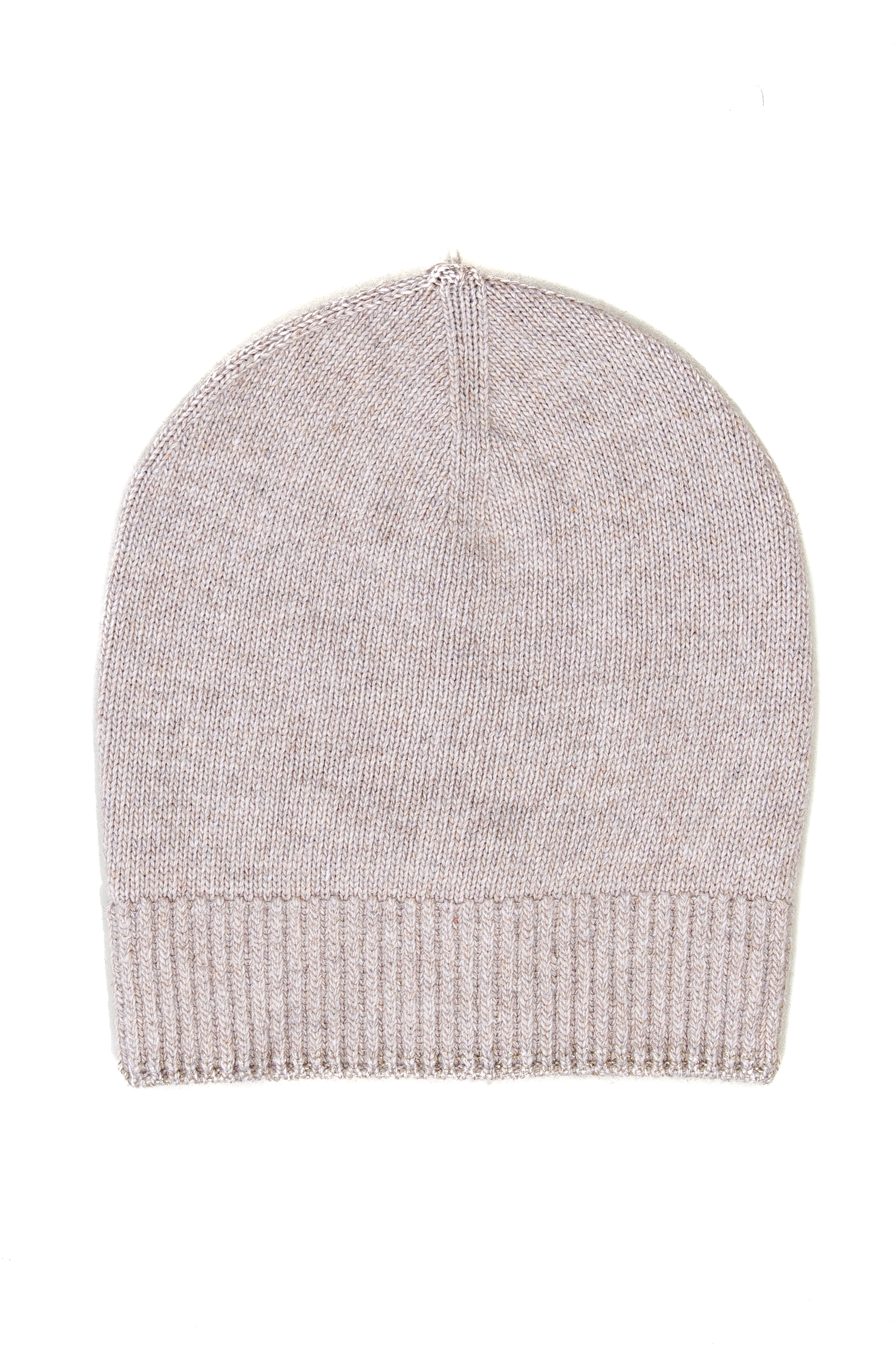 CAPPELLO TINTA UNITA DETTAGLIO LUREX, TG UNICA - GREY